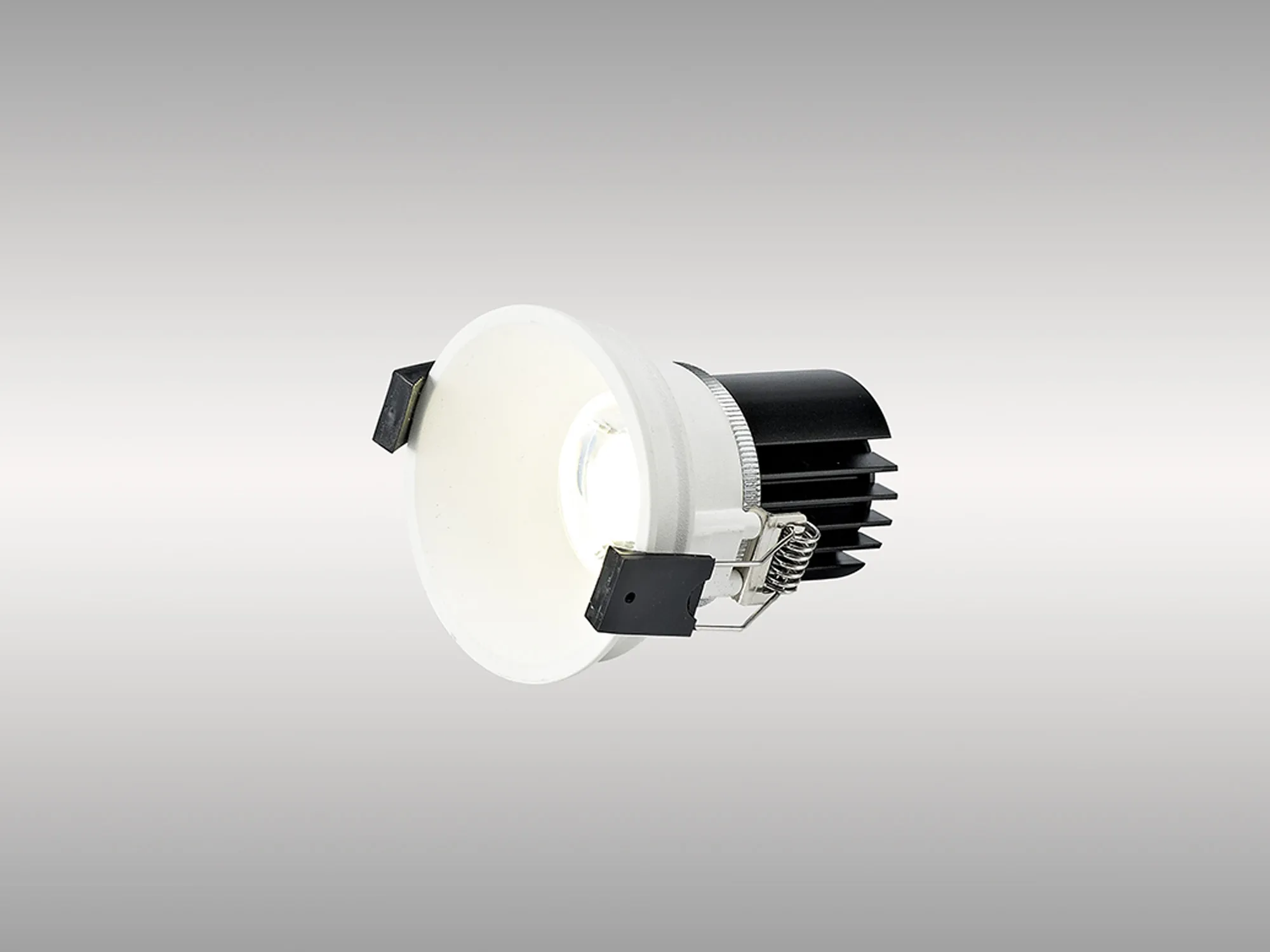 DM201635  Bania 9 Powered by Tridonic  9W 2700K 770lm 36° CRI>90 LED Engine, 250mA White Fixed Recessed Spotlight, IP20
